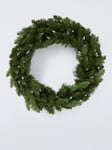 John Lewis 50 LED Plain Wreath, Dia.60cm