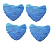 Mop Pads for Vax S7 S7-A S7-A+ Steam Cleaner Total Home Pro Duet Master x 4 Pack