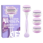 Gillette Venus Comfortglide Breeze Rakhyvel, 4 Rakblad