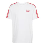 adidas Men's Codes Collegiate Club Graphic T-Shirt, White, S