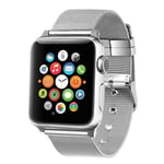 Apple Watch 44mm Armband i mesh, silver