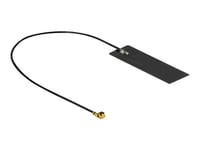 Delock Wlan 802.11 Ac/Ax/A/H/B/G/N Antenna Mhf I Plug 2 - 4 Dbi 15 Cm Pcb Internal Self Adhesive - Antenn - Smart Hem - 2 - 4 Dbi - Häftmontering - Svart