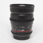 samyang Used Samyang 24mm T1.5 VDSLR II Cine Lens Canon EF