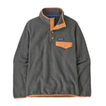 Patagonia LW Synch Snap-T P/O - Polaire femme Nickel / Vivid Apricot XS