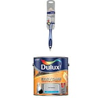 Dulux Perfect Edges 1 inch Triangle Brush with Easycare Washable and Tough Matt (Chic Shadow)