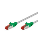 Câble RJ45 croisé S/FTP Cat. 6 Gris-Vert 0,5 M