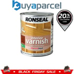 Ronseal 36855 Interior Varnish Quick Dry Matt Medium Oak 250ml RSLIVMMO250