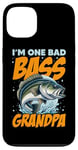 iPhone 13 I'M ONE BAD BASS GRANDPA, for the fishing grandfather Case