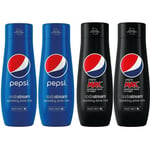 Sodastream Pepsi & Pepsi MAX Syrup Tasty Bundle - Makes 36 Litres of Fizzy Juice