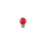 Orbitec - Ampoule Sphérique Couleur rouge 240V 15W E27 - 007184