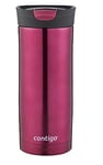 Contigo Huron Snapseal Travel Mug | Stainless Steel Thermal Mug | Vacuum Flask | Leakproof Tumbler | Coffee to Go Mug with BPA Free Easy-Clean Lid | Vivacious | 470 ml