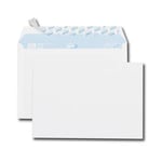 Gpv Enveloppe blanche C5 GPV 162 x 229 mm 80g sans fenêtre - autocollante bande protectrice Lot de 50