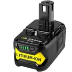 Ersättning för Ryobi ONE+ RB18L50 18V 5.0Ah P108 batteripaket RB18L40 RB18L25 RB18L15 P107 P105 P104 P103 P102164