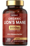 Organic Lions Mane Supplement 3000mg | High Strength | Certified by... 