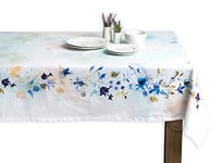 Maison d' Hermine Lazy Summer Days Nappe 100% Coton pour Cuisine dîner Table décoration de fête Mariage, fête mères Printemps/été (Rectangle, 140cm x 180cm)