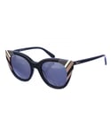 Salvatore Ferragamo SF867S WoMens cat-eye acetate sunglasses - Black - One Size