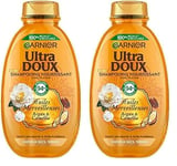 Garnier Ultra Doux Shampooing Nourrissant huile d'argan camélia 300 ml (Lot de 2)