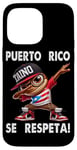 iPhone 14 Pro Max Puerto Rico Se Respeta! Coqui Taino Dab Boricua PR Flag Case