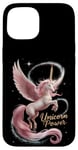 Coque pour iPhone 15 Adorable licorne magique pour fille