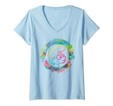 The Smurfs Brainy Watercolor Headshot V-Neck T-Shirt