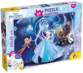 Liscianigiochi - Puzzle Recto/Verso 24 Pieces - La Reine des Neiges - 74006, Multicolore, 50 X 35 cm