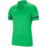 Nike Men's Academy 21 Polo Shirt, Lt Green Spark/White/Pine Green/White, S