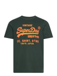 Superdry Neon Vl T Shirt Grön