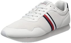 Tommy Hilfiger Baskets De Running Homme Core Lo Runner Chaussures De Sport, Beige (Light Cast), 44 EU