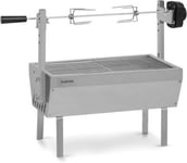 Tourne-Broche Electrique 2 en 1 : Rotisserie et Grill - Pour Mechoui, Cochon de Lait - Avec 2 Broches Incluses