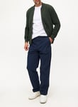 Tu Navy Straight Leg Utility Trousers 40R male