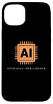 Coque pour iPhone 15 Plus Technologie de puce informatique intelligence artificielle IA