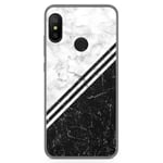 Housse En Gel TPU Pour Xiaomi Redmi 6 Pro / Mi A2 Lite Design Marbre 01 Dessins