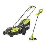 Gressklipper+Trimmer Ryobi Rlm1833Blt1825M One+ 18V 1X4.0Ah