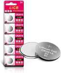 Lot De 5 Piles Cr2016 Au Lithium 3 V (Cr 2016/Dl2016/Ecr2016) Pour Appareils Médicaux, Lumières Led, Glucomètres, Jouets, Clés De Voiture, Enregistreur Vocal Numérique.