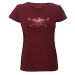 2117 Apelviken T-Shirt Dam Vinröd (Storlek: L)