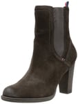 Tommy Hilfiger Kalina 6 B, Bottes & Bottines Femme - Marron - Braun (Coffee Bean 212), 41 EU