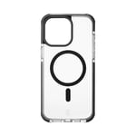 cellularline Ultra Protective Case for iPhone 15 Pro MAX - Tetra Force Strong Guard mag - Compatible with Apple MagSafe Ecosystem - Transparent