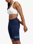 Le Col Sport Waist Shorts, Navy/White