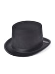 Top Hat Felt Black Adults Fancy Dress Willy Wonka Top Hat Mens Black Book Day