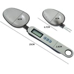 Balance à cuillère numérique, 500G/0,1G 300G/0,1G Cuillère à mesurer électronique Balance à cuillère numérique Cuillère à mesurer électronique avec
