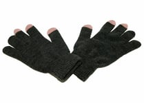 Winter Touch Screen Gloves for iPhone 11 X 8 7 6 6s SE 5s HTC Samsung S20 BLACK