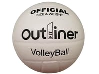 Outliner Volleyball Ball White Size 5