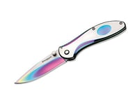 Magnum Böker Mirror Rainbow Couteau de Poche, Longueur de Lame : 7,5 cm, Arc-en-Ciel 01ry453