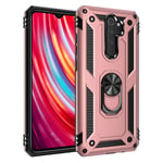 Xiaomi Bofink Combat Redmi Note 8 Pro kuoret - Ruusukulta Pinkki