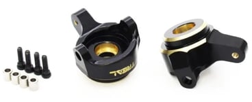 Treal Brass Front Steering Knuckles SCX24