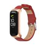 Red Rose Gold Mikrokuituinen Nahkaranneke, Joka On Yhteensopiva Samsung Galaxy Fit 2:N Kanssa