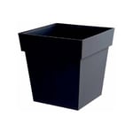 EDA - Pot toscane carre 38 litres - 13627 g ant col gris anthracite