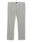 BOSS Men's Schino-Slim Trousers_Flat, Silver, 36 W/32 L