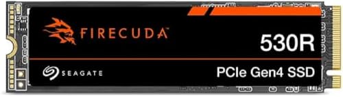 Seagate FireCuda 530R NVMe SSD 2To, for PS5/PC, M.2 PCIe Gen4 ×4 NVMe 1.4, 7.300 Mo/s, 3D-TLC-NAND, 640 TBW, Refresh, 3 Years Rescue Service, ZP2000GM3A063