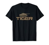 Armed Forces Soldier Men In Uniform Camouflage Tiger Tank T-Shirt